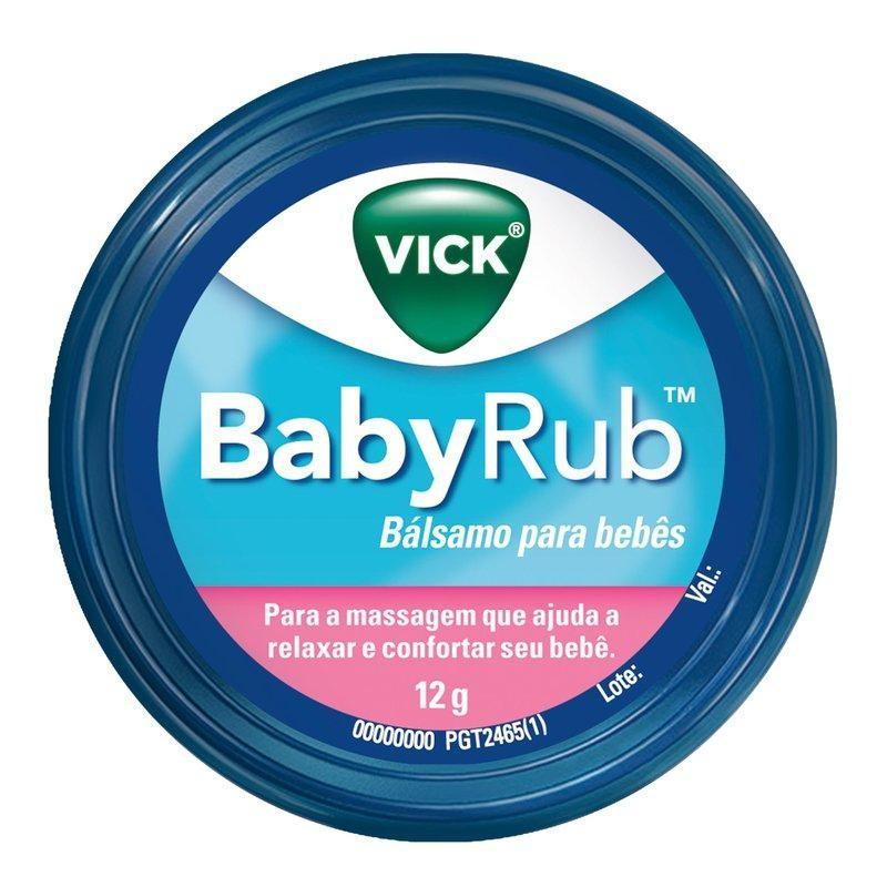 Pomada Vick Babyrub Bálsamo 12g