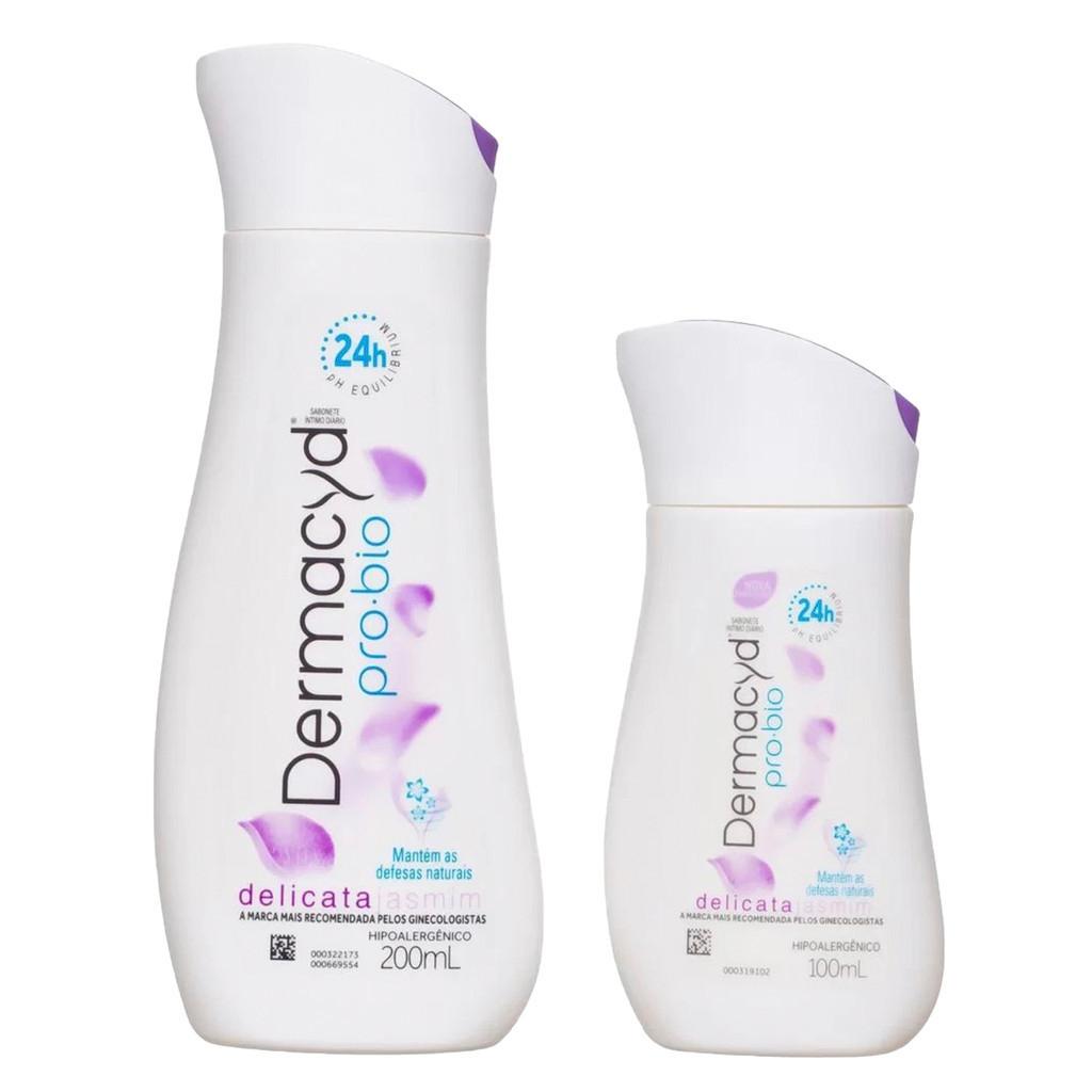 Kit C/2 Sabonete Dermacyd Delicata De Jasmim 200ml + 100ml