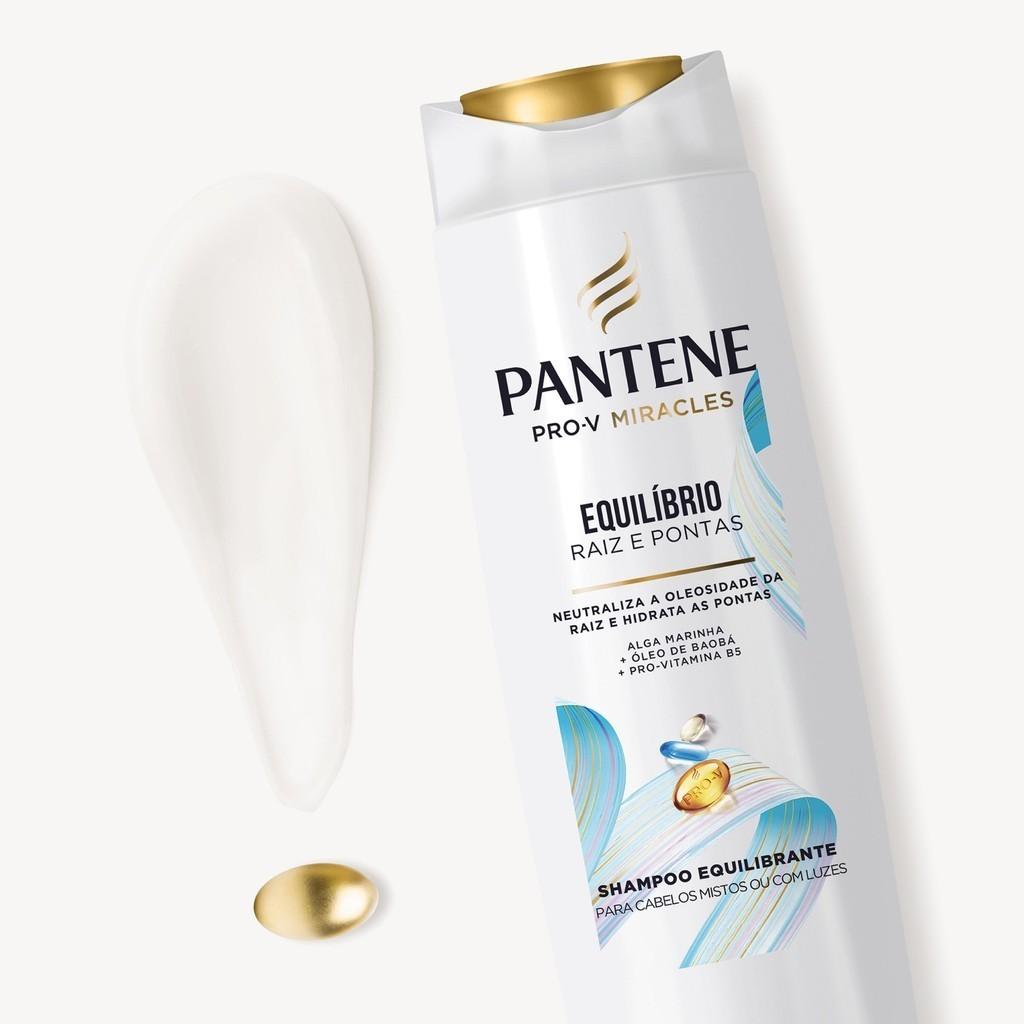 Shampoo Pantene Equilíbrio Cabelos Mistos E Pontas Ressecadas 510ml