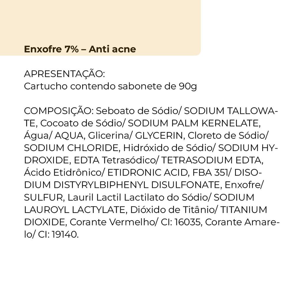 Sabonete De Enxofre 90 Gr