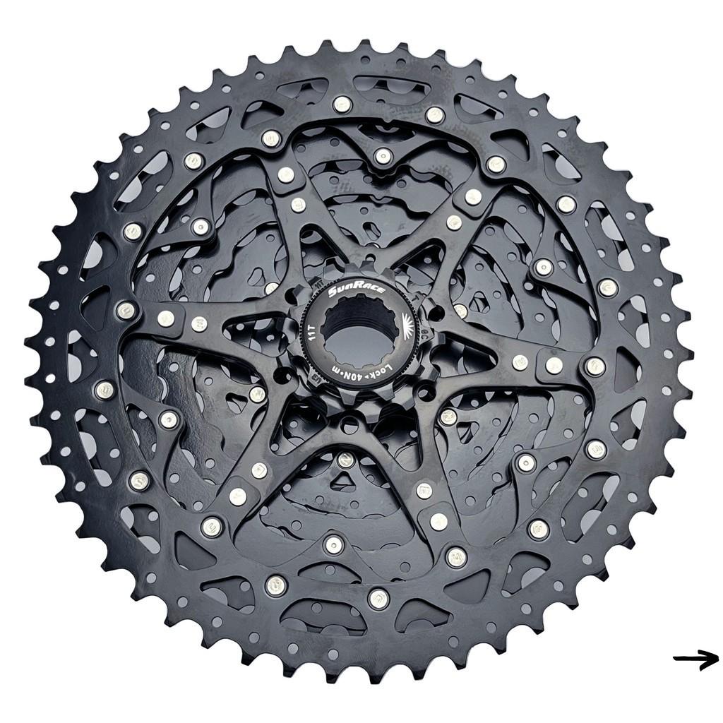 Cassete K7 10v Sunrace Ms2 11/51d Preto Mtb Para Relação 1x10v