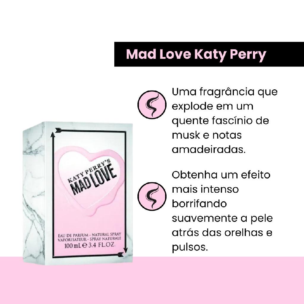 Perfume Mad Love Feminino Eau Parfum Katy Perry 100ml