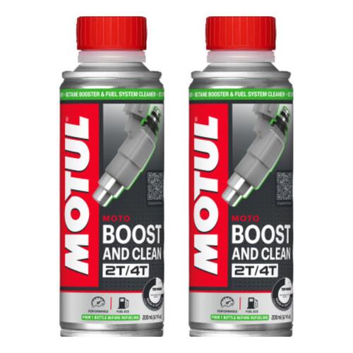 Kit Motul Boost And Clean Moto 200ml 2 Unidades