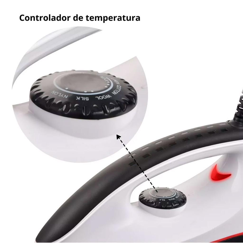 Ferro De Passar Roupa A Seco Amvox 110V Ou 220V 1250w Modelo Af 1907 Proteção Contra Torção Fio