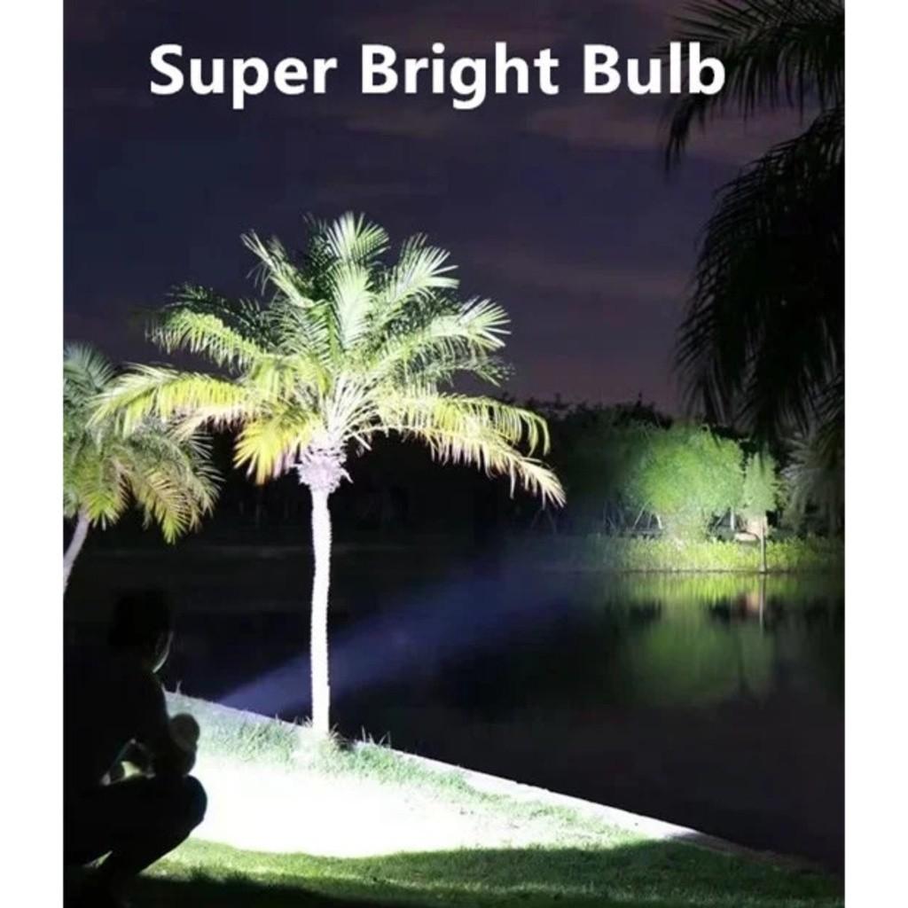 Alta Potência Alcance 4led +cob Lanterna USB Recarregável