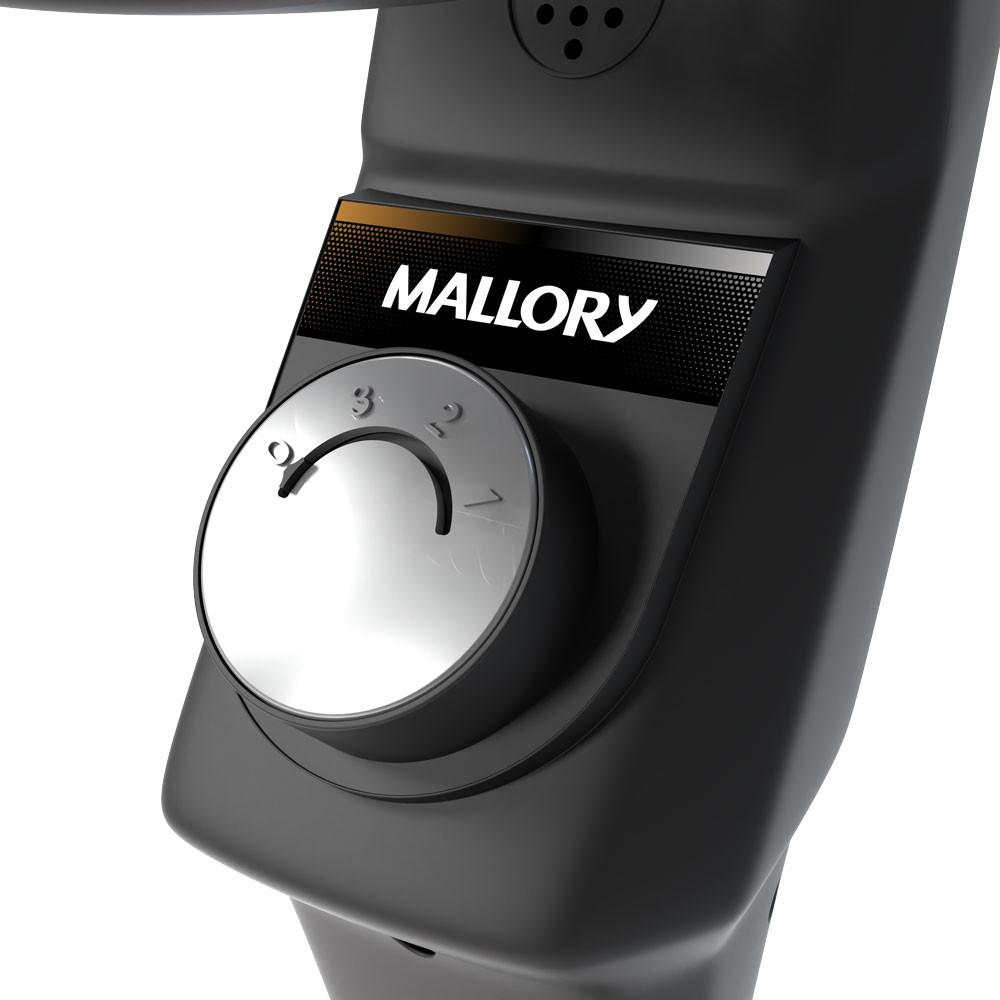 Ventilador De Coluna Mallory Éolo 6 Pás 126w Preto Com Grafite
