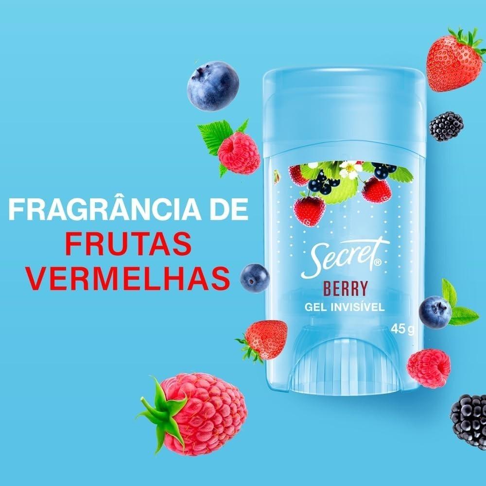 Desodorante Secret Em Gel Berry 45G