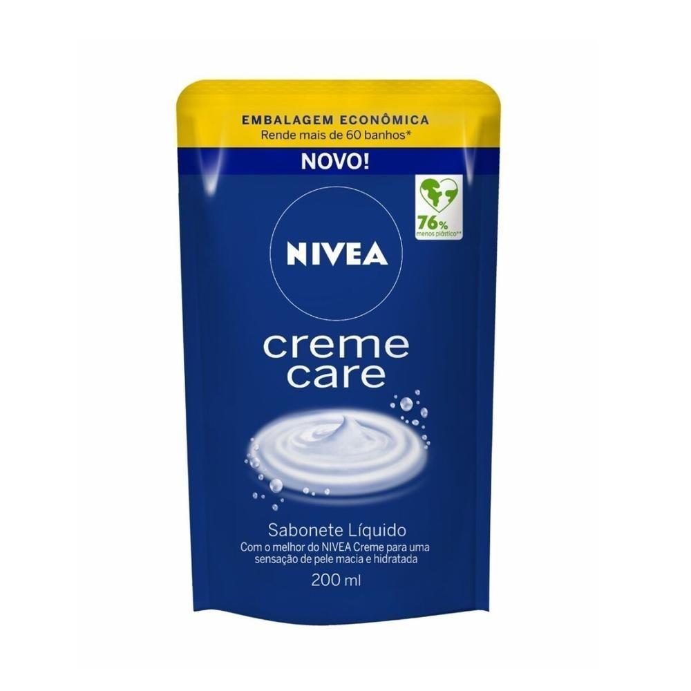 Sabonete Liquido Nivea Creme Care Refil 200ml