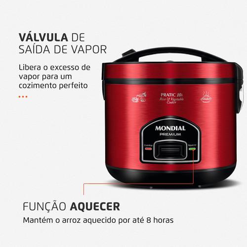 Panela Elétrica De Arroz Pe-46-10x Mondial 700W 10 Xícaras