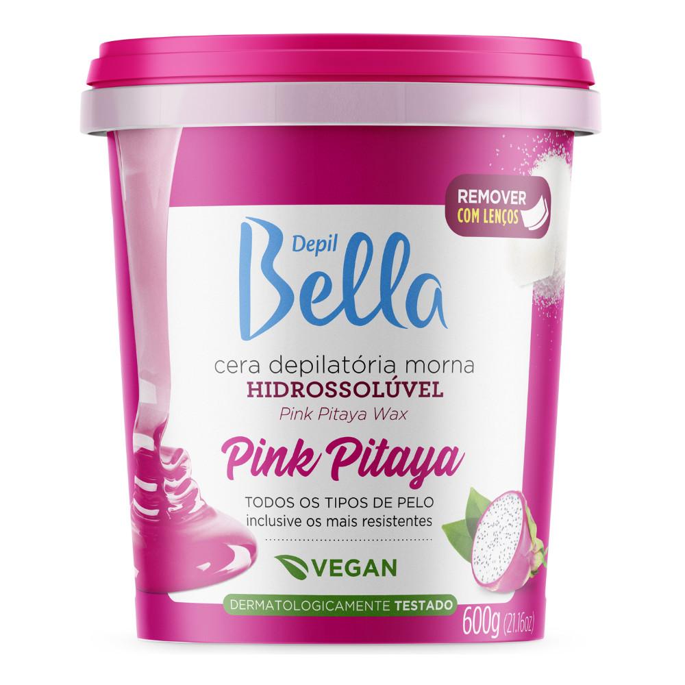 Cera Depilação Hidrossolúvel Pitaya Vegano Depil Bella 600g