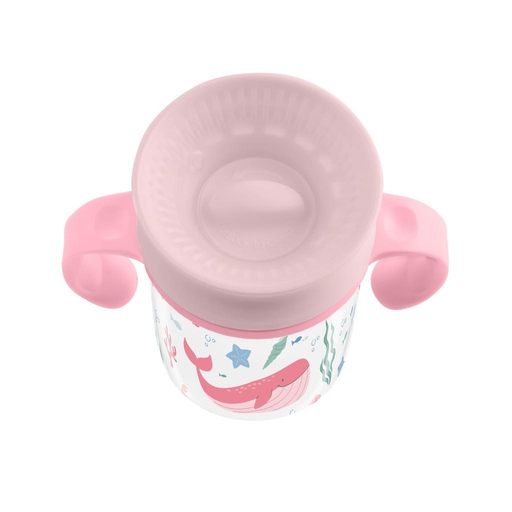 Copo De Treinamento 360º Deep Sea Pink 300ml Kikkaboo