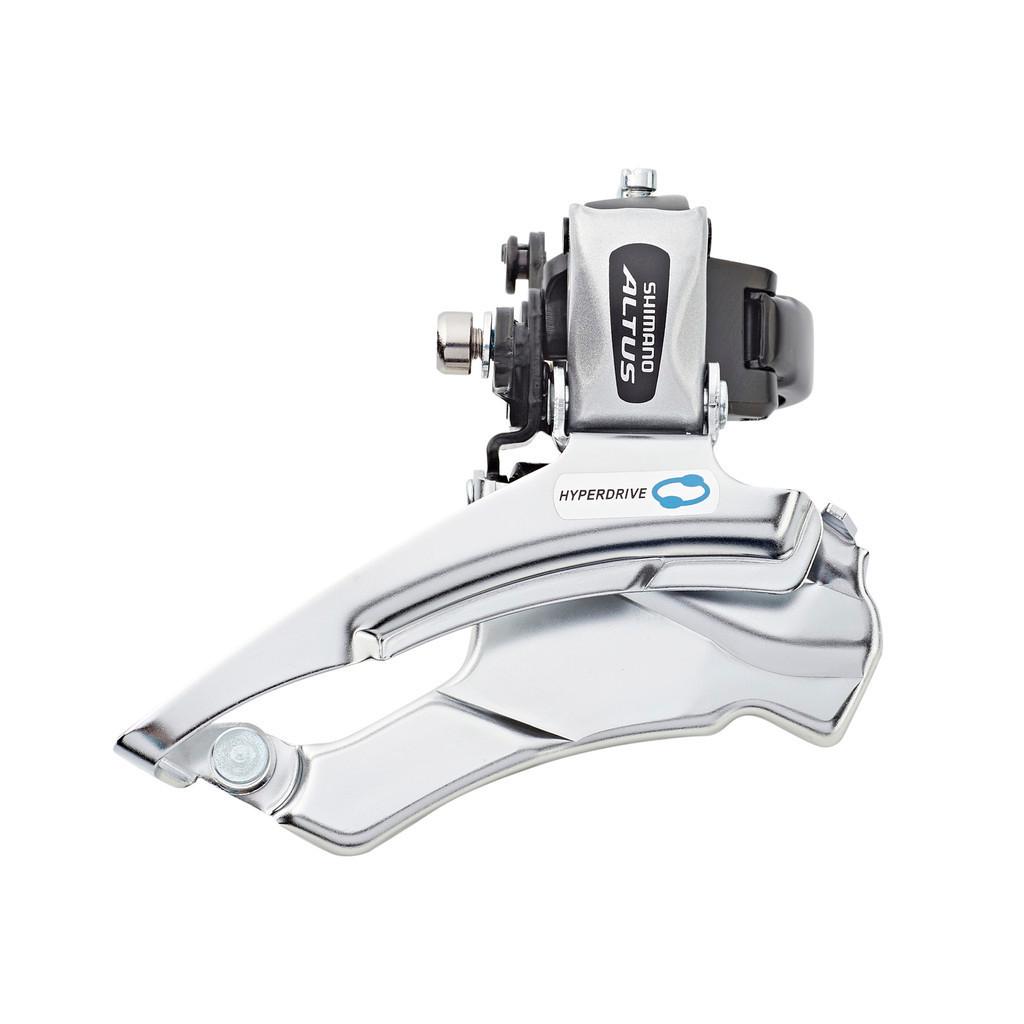 Câmbio Dianteiro Shimano Altus Fd-m313 3X8V - Abraçadeira Alta - P/42/32/22 Ou 48/38/28