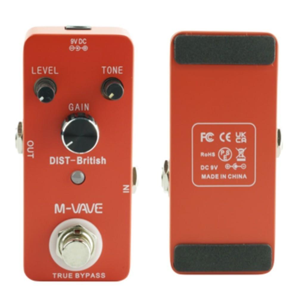Pedal De Distorção Para Guitarra M-vave Dist-british