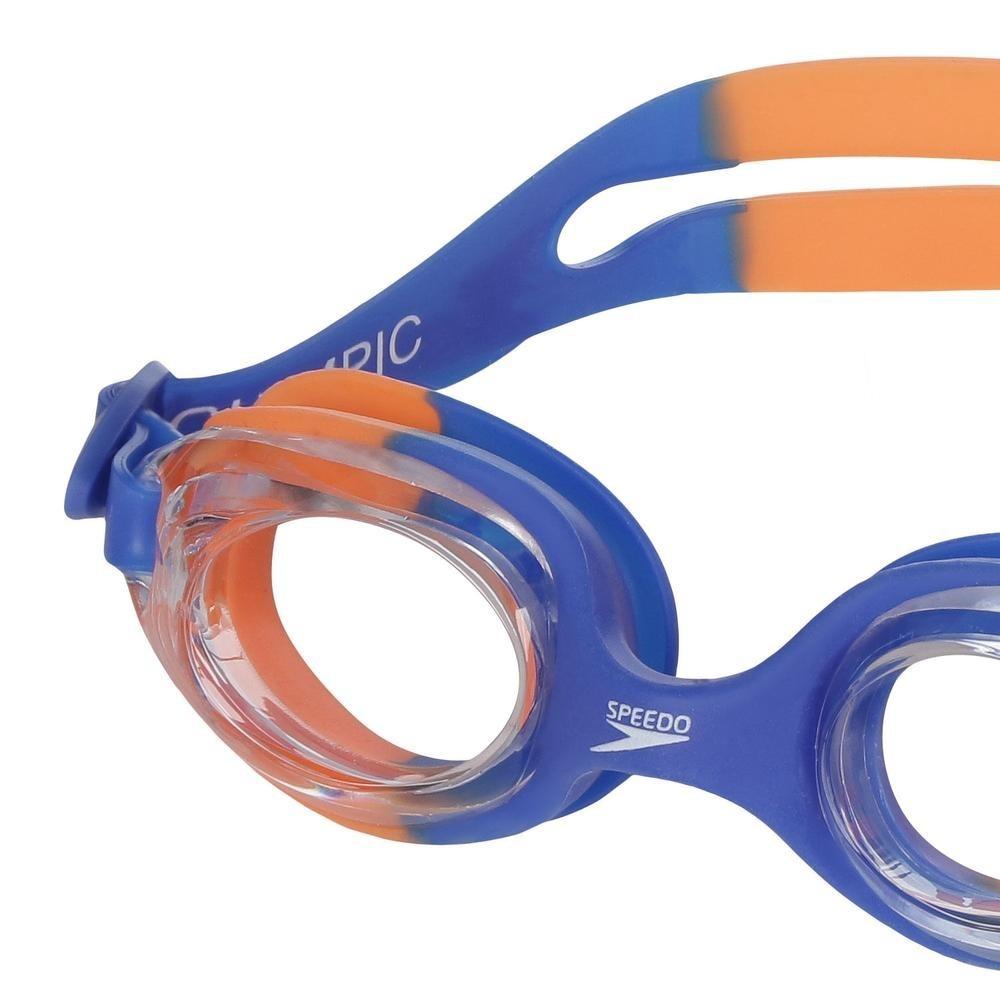 Óculos De Natação Infantil Junior Olympic Speedo - Laranja Lente Cristal