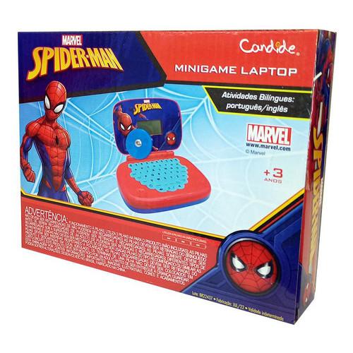 Laptop Infantil Educativo Spider Man Homem Aranha Candide