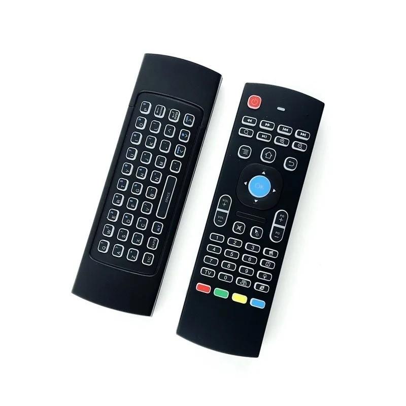 Controle Mini Teclado Air Mouse Wireless 2.4G Sem Fio Android TV