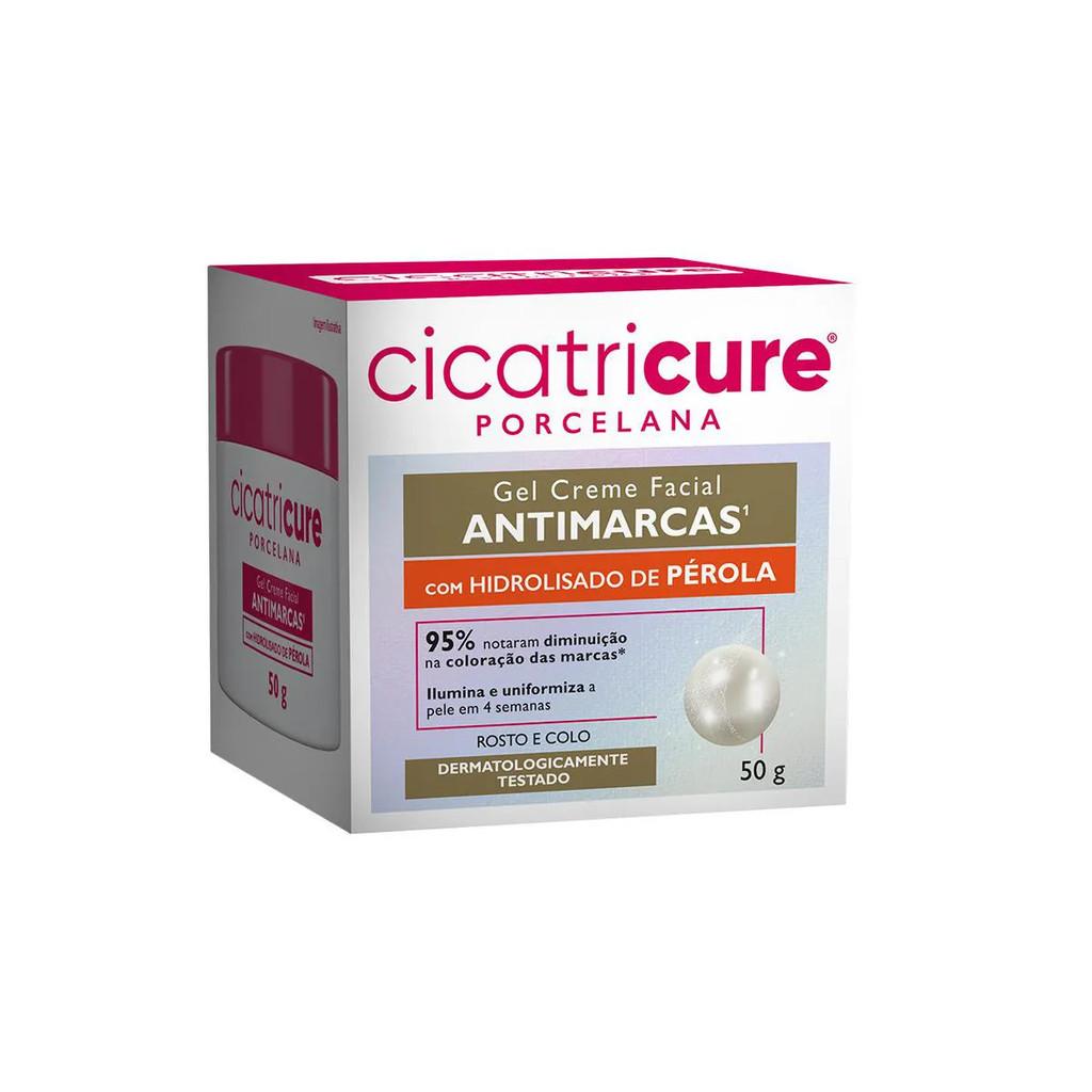 Gel Creme Facial Cicatricure Porcelana Antimarcas 50G