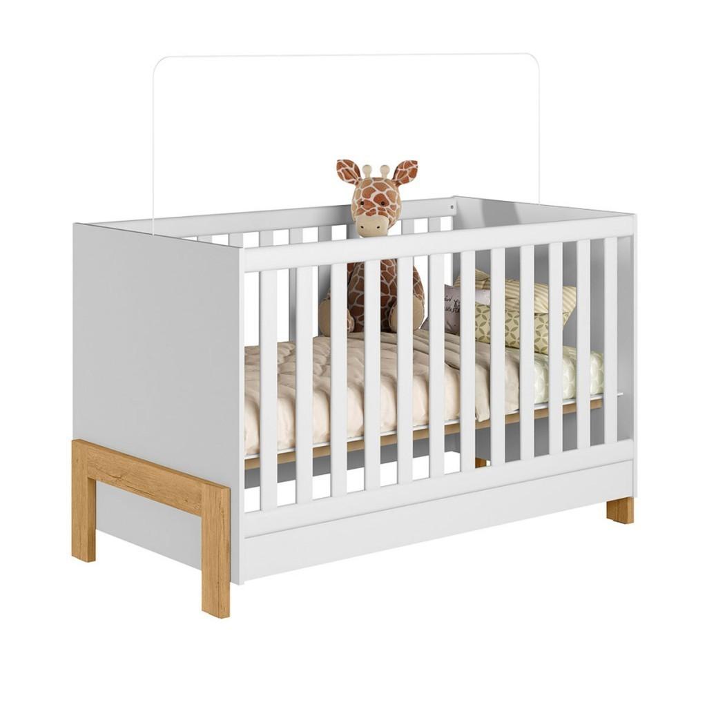 Berço Mini Cama Fantasia 2 Em 1 Branco - Qmovi
