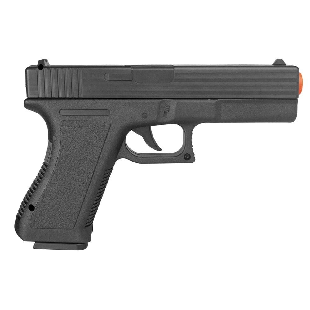 Pistola Airsoft Spring Glock Gk-v307 Vigor + Alvos Brinde