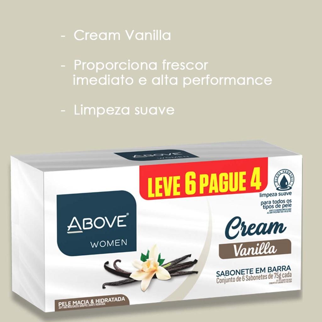 Kit Sabonete Barra Above Cream Vanilla
