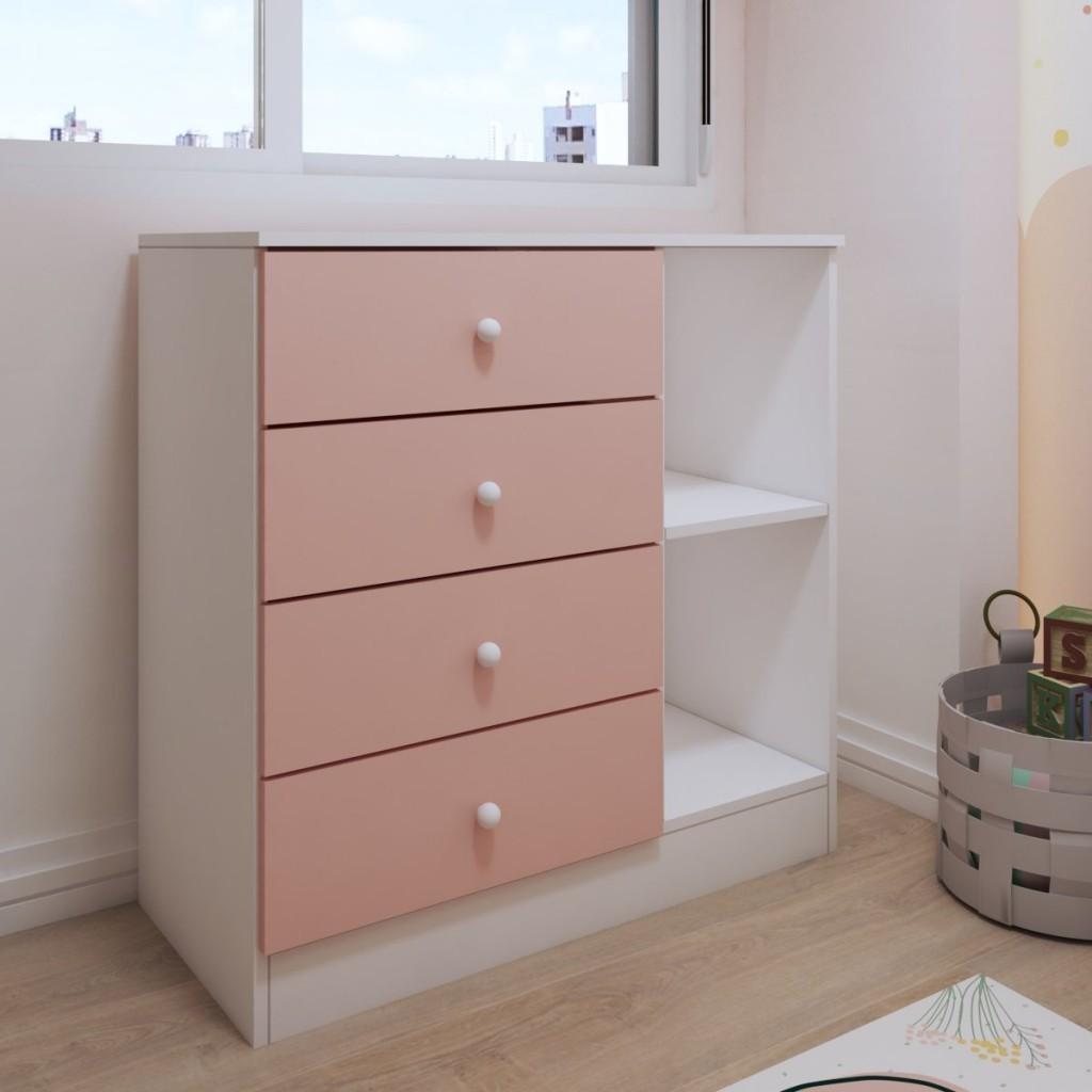 Quarto Infantil Completo Escotilha 5 Portas 7 Gavetas