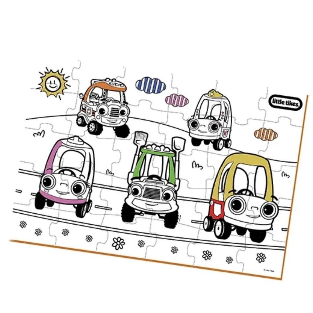 Quebra-cabeça Para Colorir Little Tikes Para Crianças A Partir De 4 Anos Xalingo