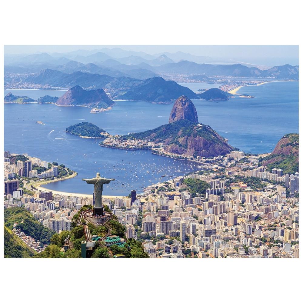 Quebra Cabeça Cristo Redentor 1000 Peças Ggb Brinquedos Puzzle Brasil Pontos Turísticos Rio Janeiro