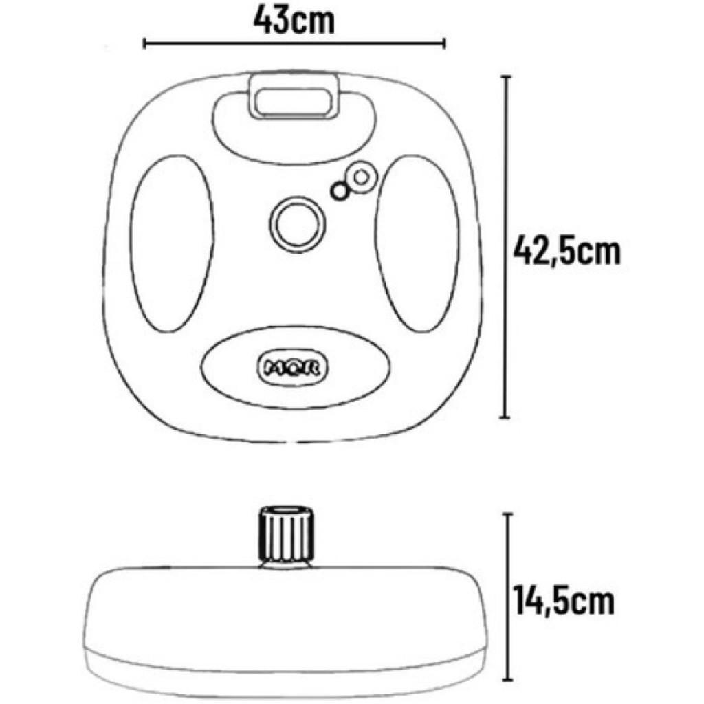 Base Para Ombrelone E Guarda Sol Água Ou Areia Mor/bel Peso 22kg Mor