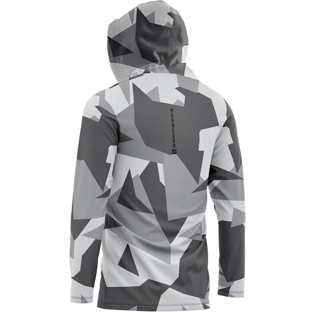 Camiseta X Protection Sublimada Camuflada Geometrica - Mar Negro