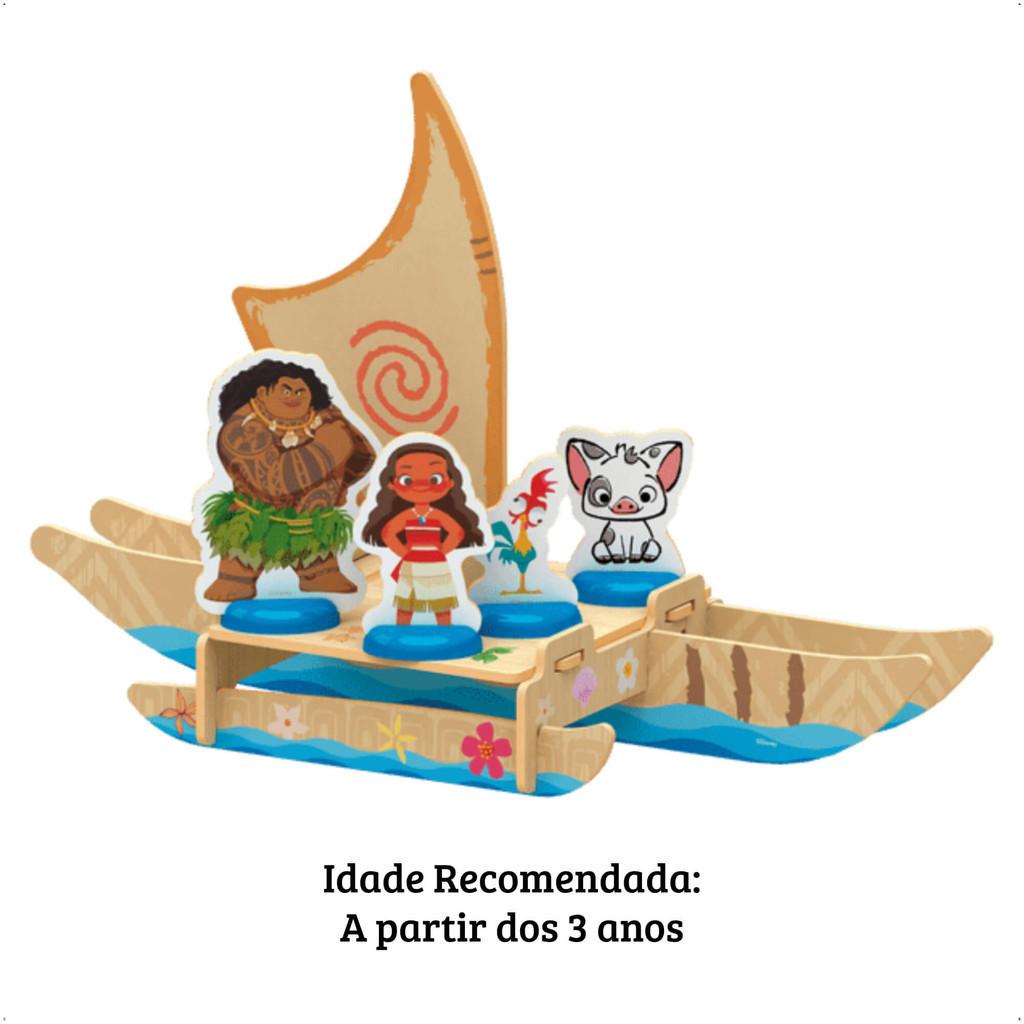 Mini Playset Barco Da Moana Desenvolve A Atenção E O Pensamento Lógico Xalingo