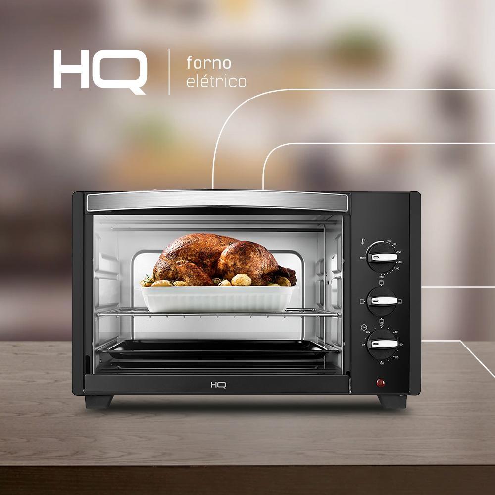 Forno Elétrico Hq 48 Litros Hq48d 2000w Preto 220V
