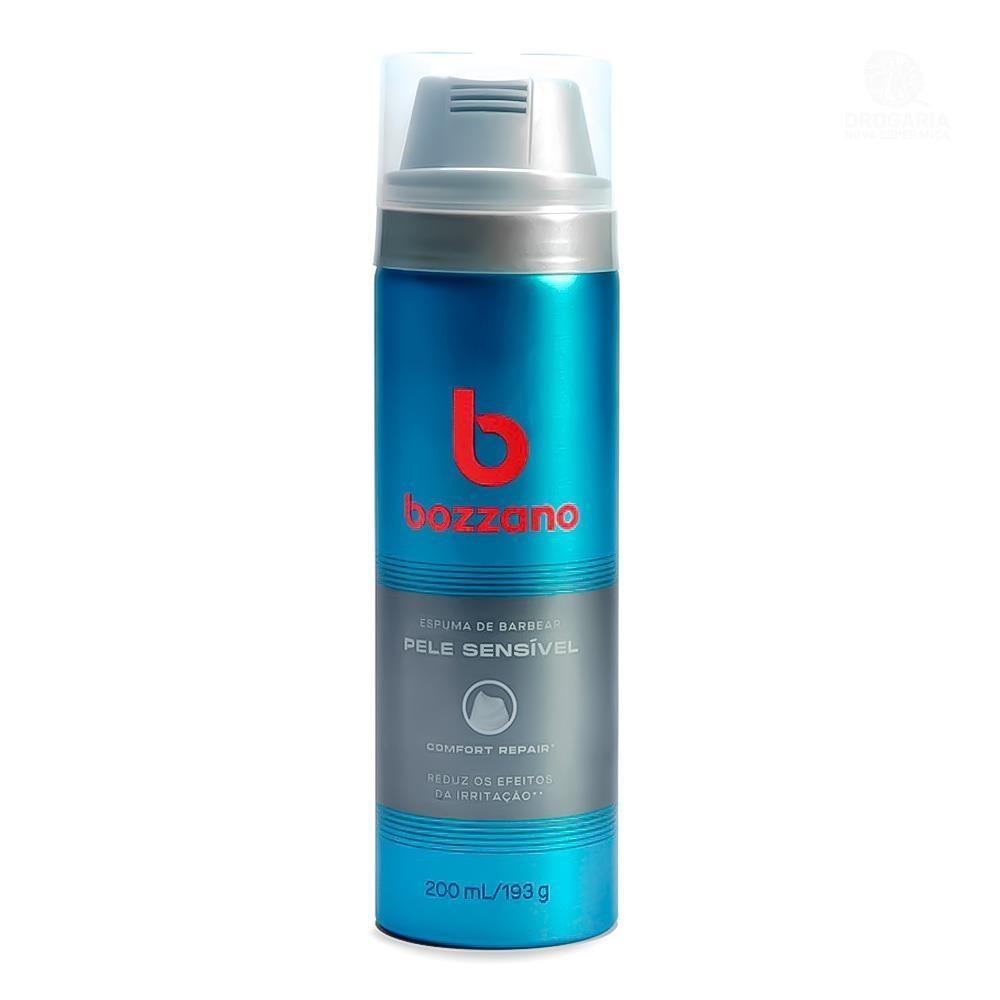 Bozzano Espuma De Barbear Pele Sensível Com 200ml
