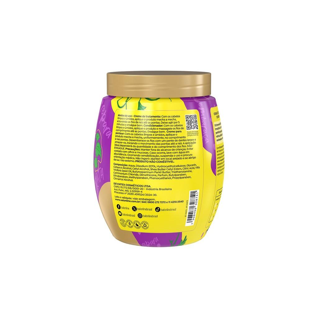 Creme De Tratamento Uva 3 Em 1 Cachos Dos Sonhos Multy Irresistível 1kg