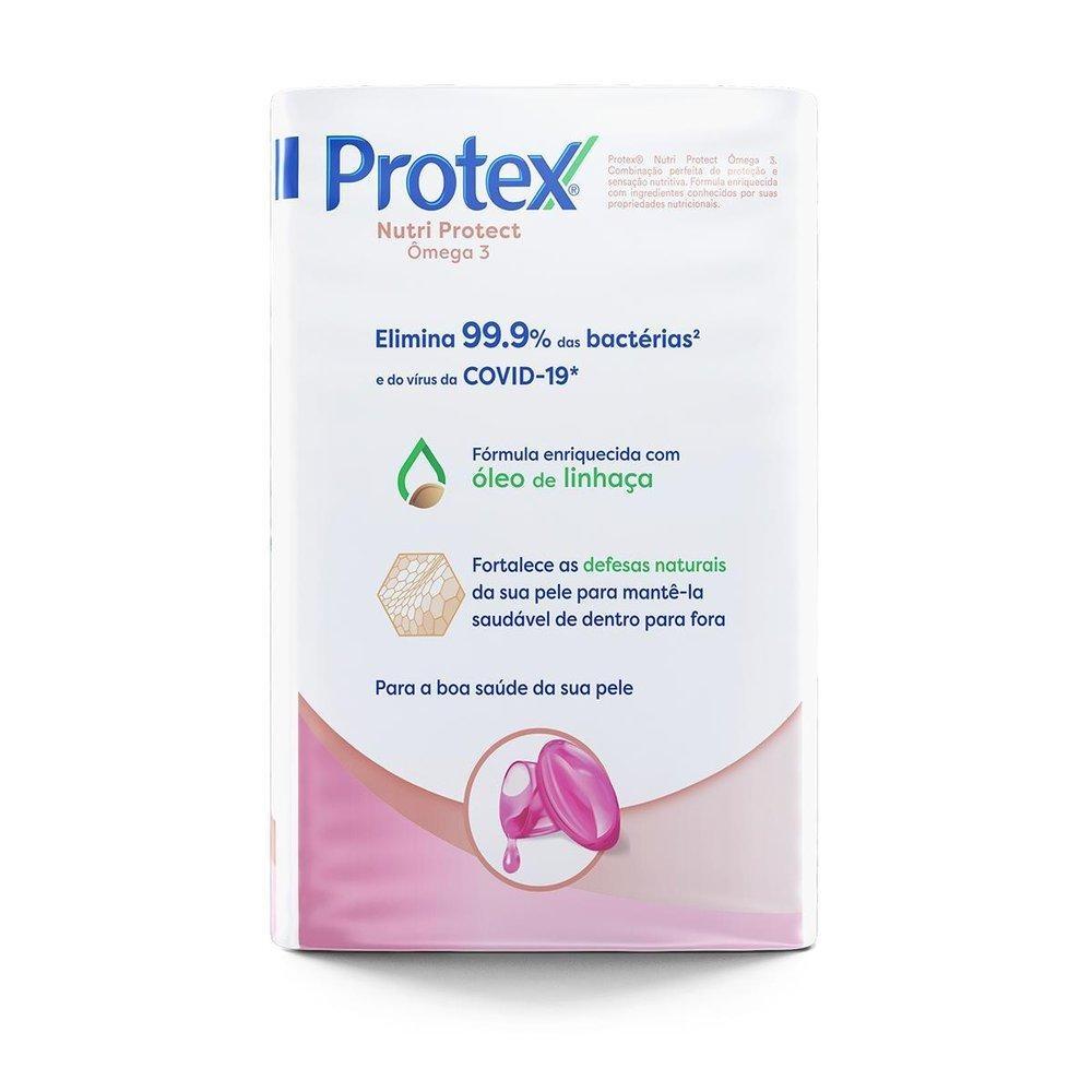 Sabonete Em Barra Antibacteriano Protex Nutri Protect Ômega 3 8un De 85g Leve Mais Pague Menos