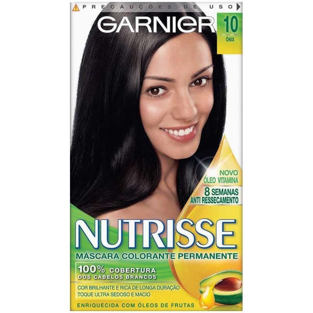 Tintura Creme Garnier Nutrisse 10 Preto Onix