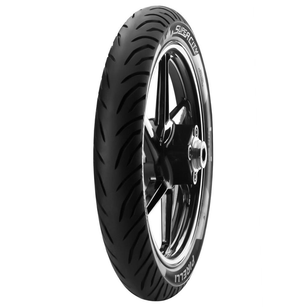 Pneu Moto Pirelli Aro 18 Super City 100/90 -18 56P Tl - Traseiro