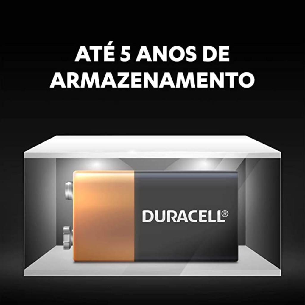 Bateria 9V Duracell Com 2 Unidades
