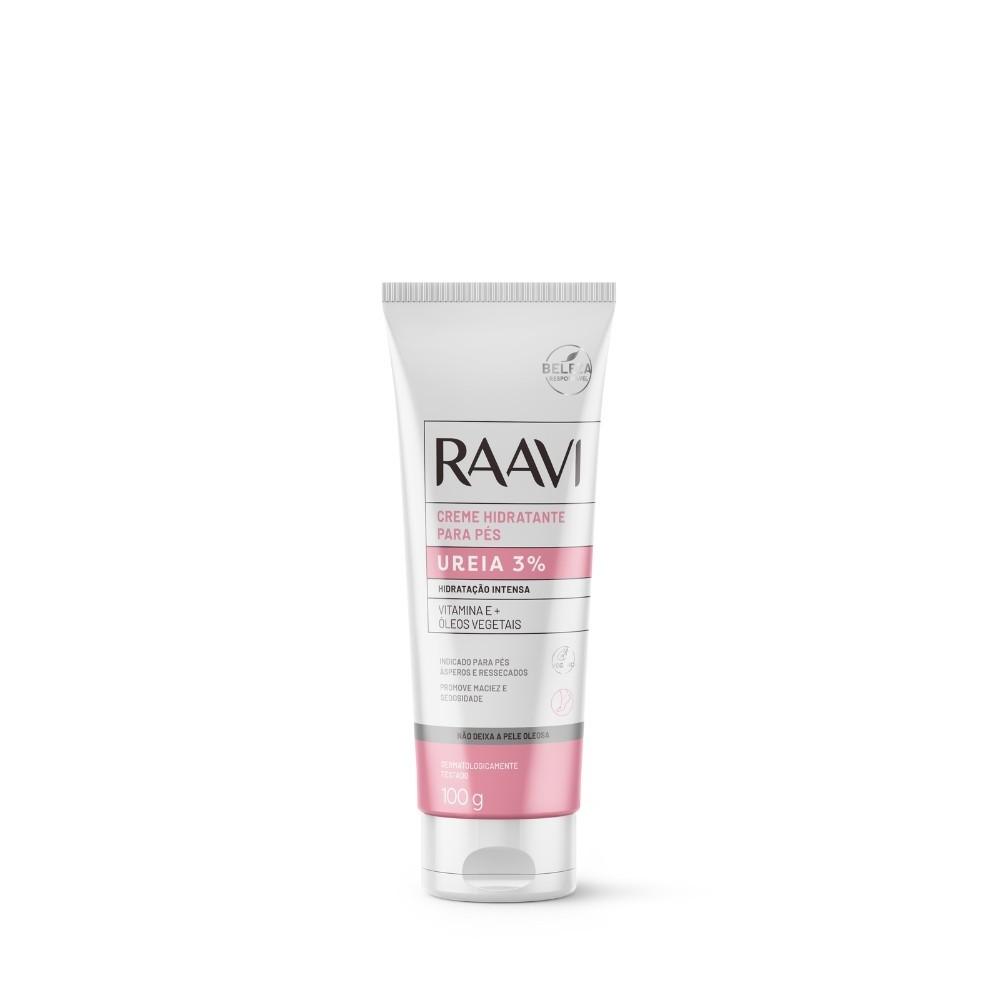 Creme Hidratante Para Pés Vitamina E Vegano Raavi 100g