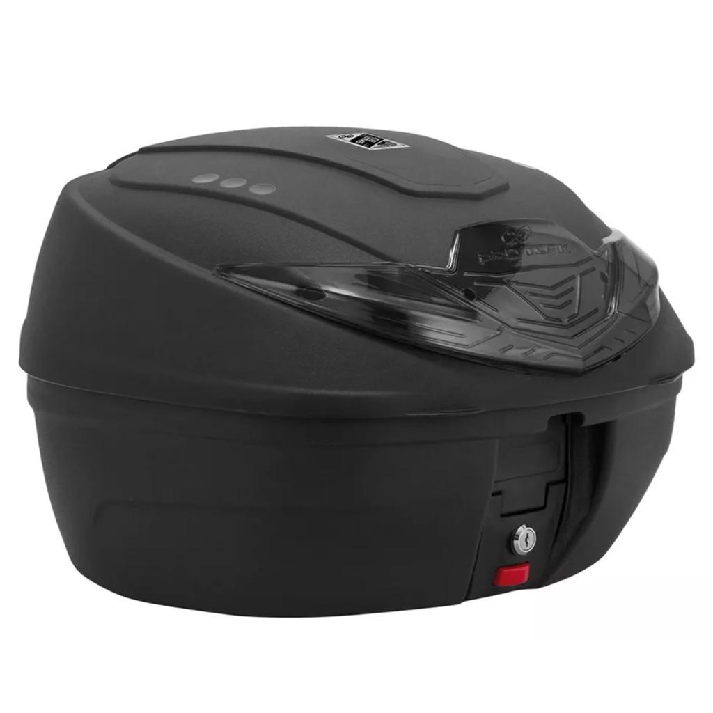 Baú Bauleto Moto Traseiro 35 Litros Smart Box 4 Universal Preto Lente Fumê - PRO Tork Bp-12fm