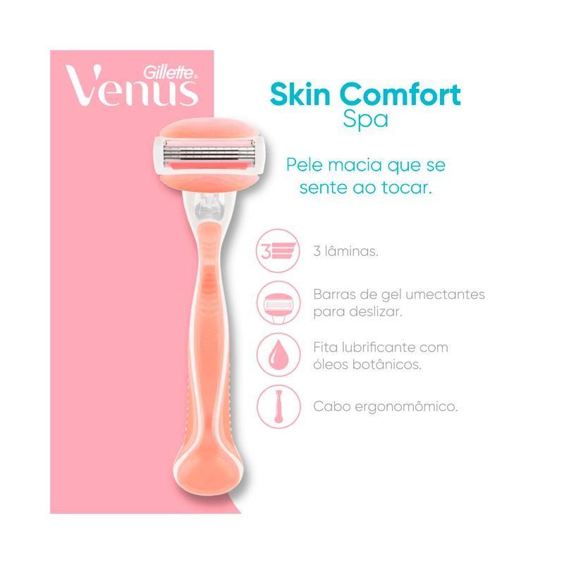 Aparelho Para Depilar Gillette Venus Skin Comfort Spa 1 Unidade