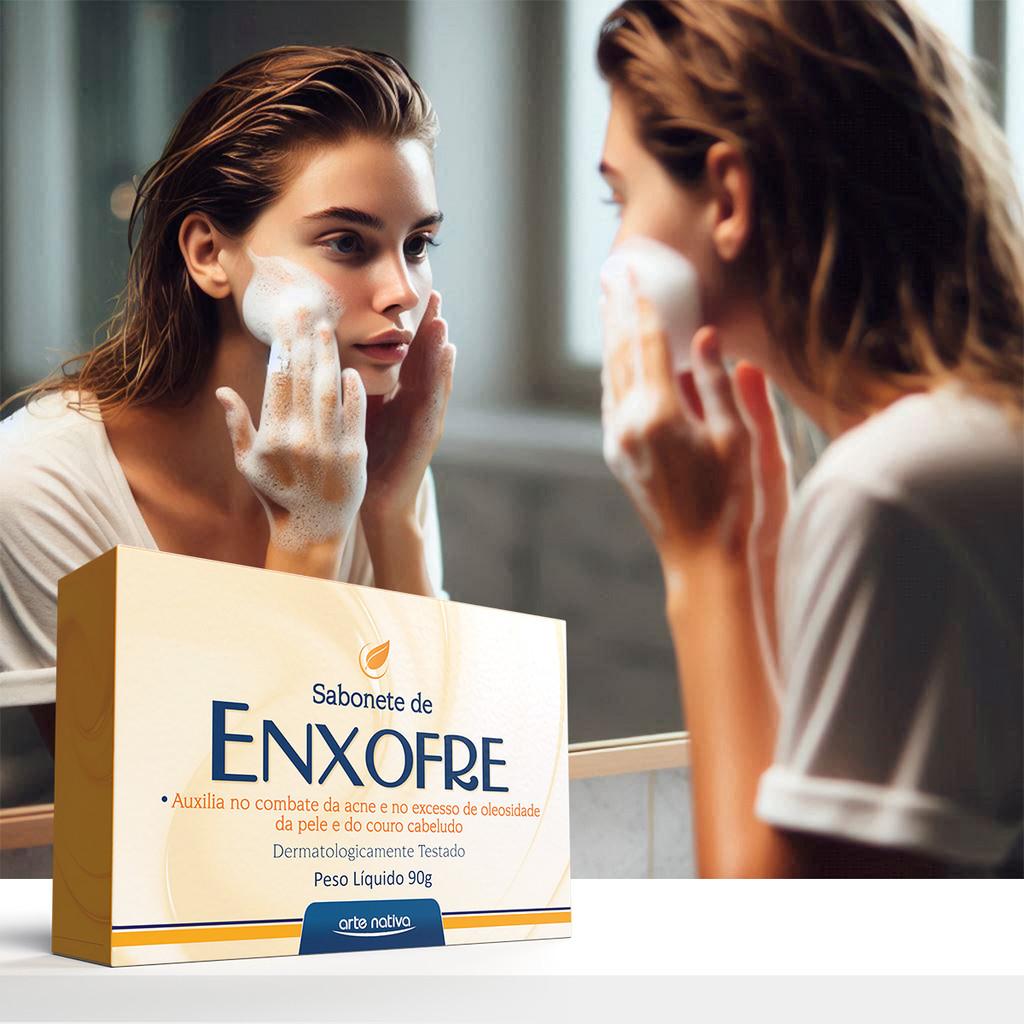 Kit 6 Und Sabonete De Enxofre Arte Nativa 90g