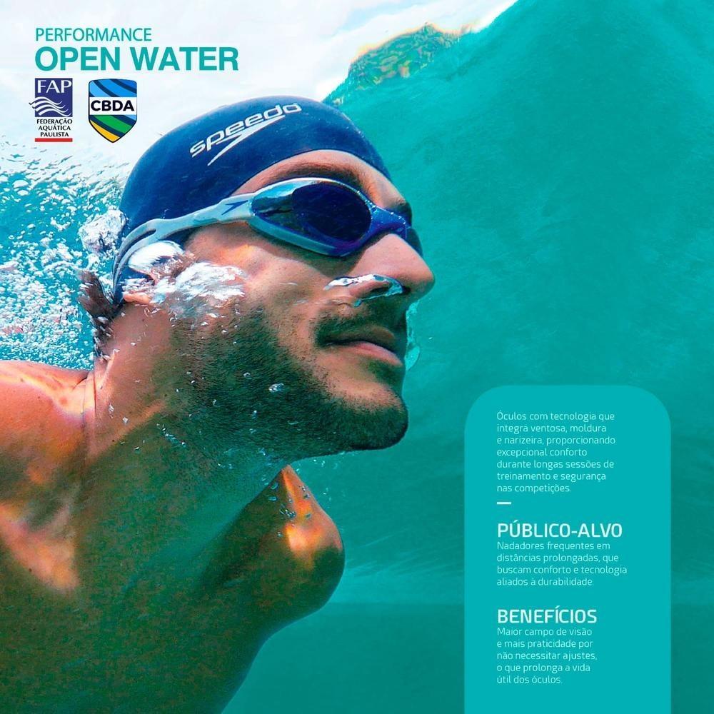 Touca De Natação Adulto Em Tecido ULTRA Confortável Comfort 3D Cap Speedo - Preto