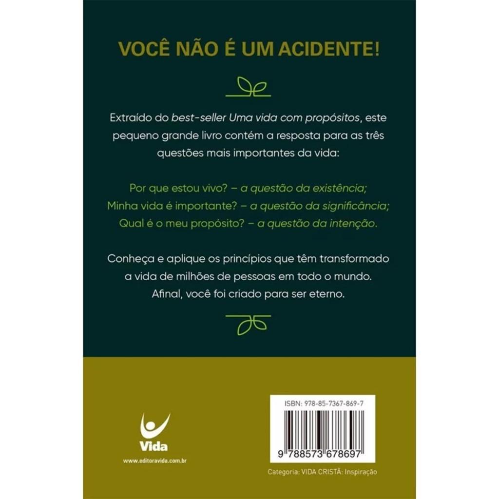 Você Não Está Aqui Por Acaso Rick Warren