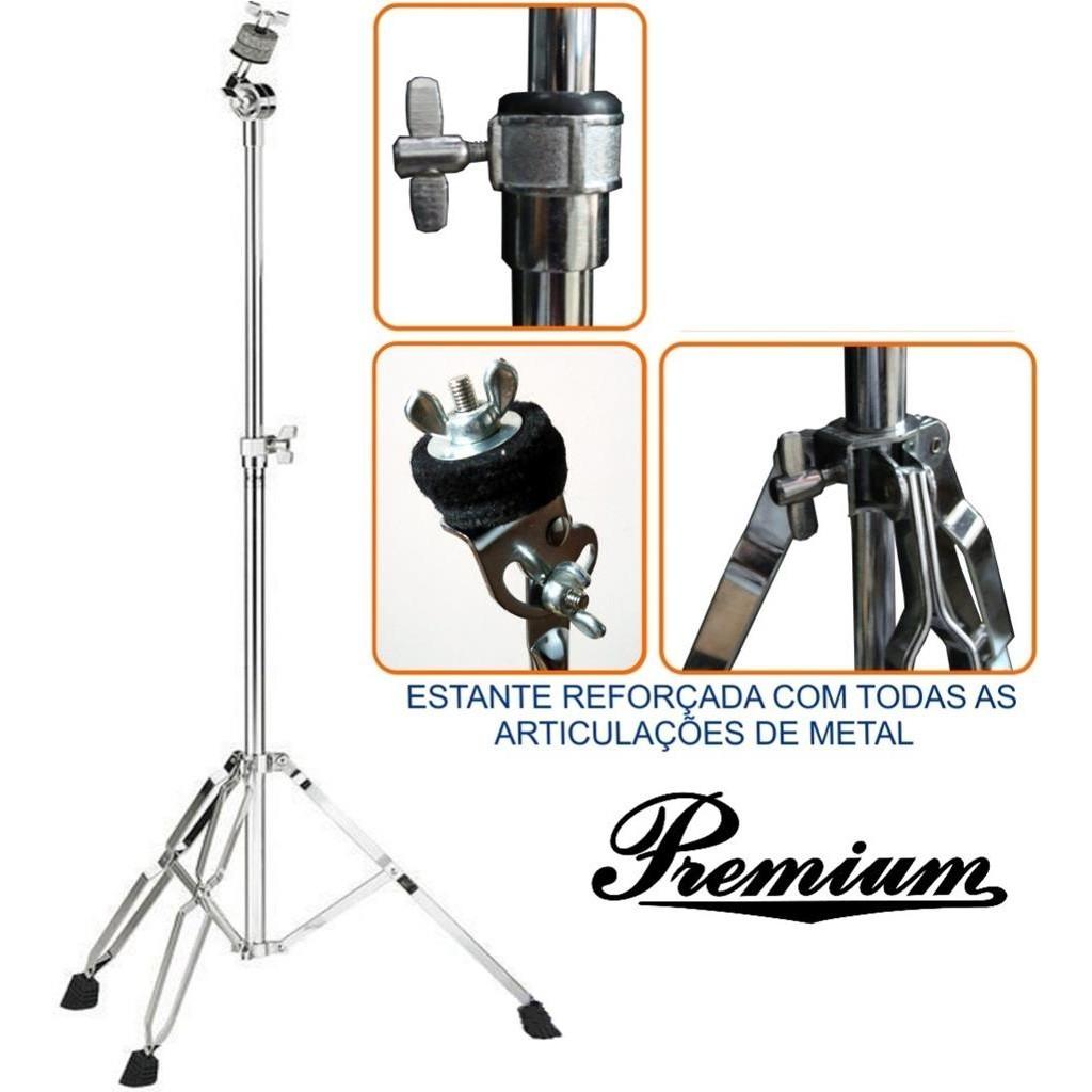 Estante Reta Premium Cs-310 De Prato Bateria Pedestal Cs310