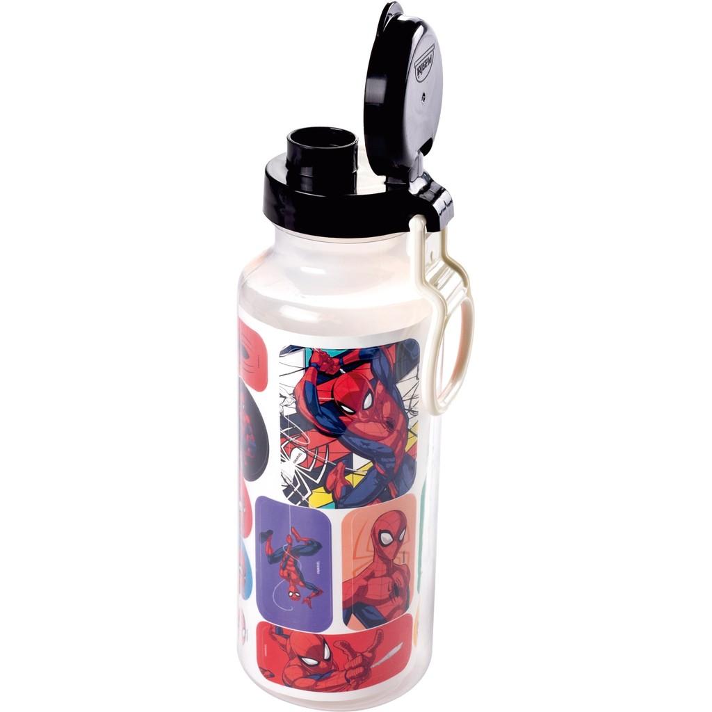 Garrafa 600 Ml Customizável Adesivos Homem Aranha Plasútil