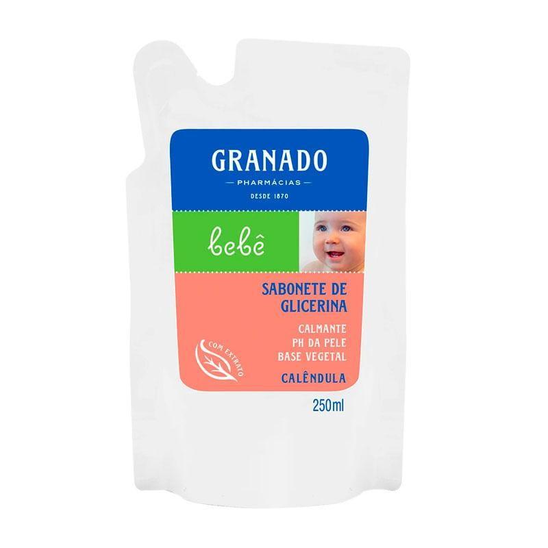 Refil Sabonete Líquido De Glicerina Granado Bebê Calêndula 250ml