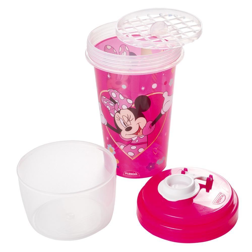 Mini Shakeira Minnie Garrafa Lancheira Passeio Plasútil