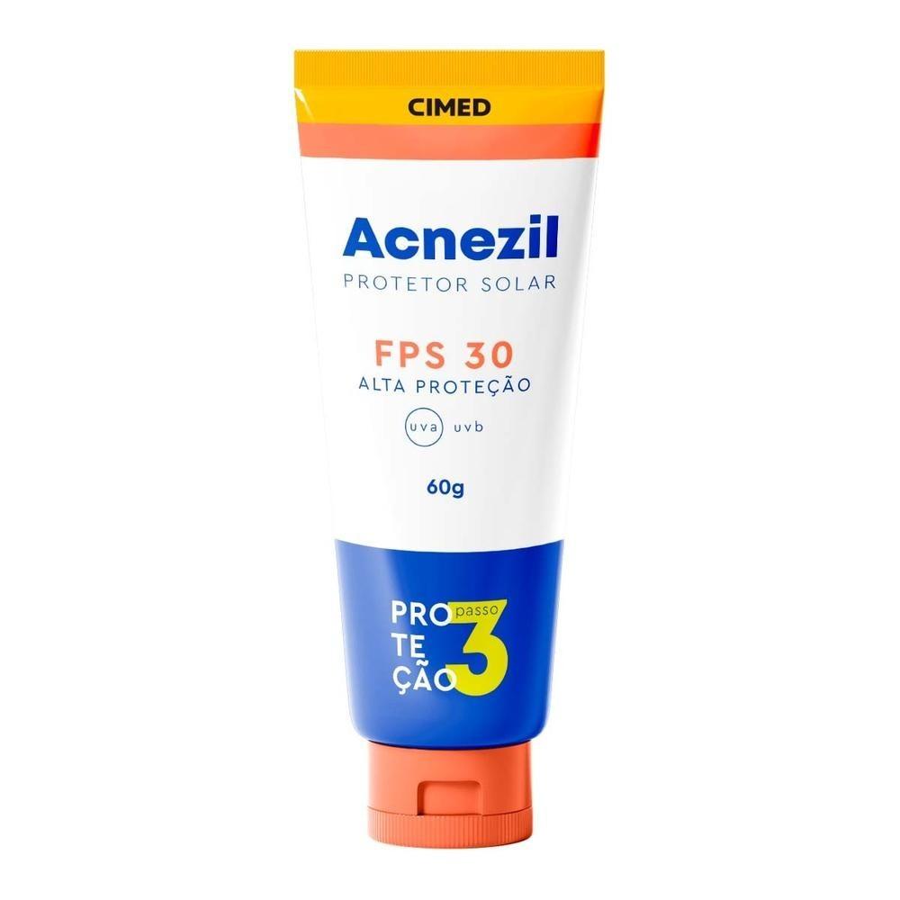 Kit 3 Und Protetor Solar Acnezil FPS 30 Oil Control 60 G