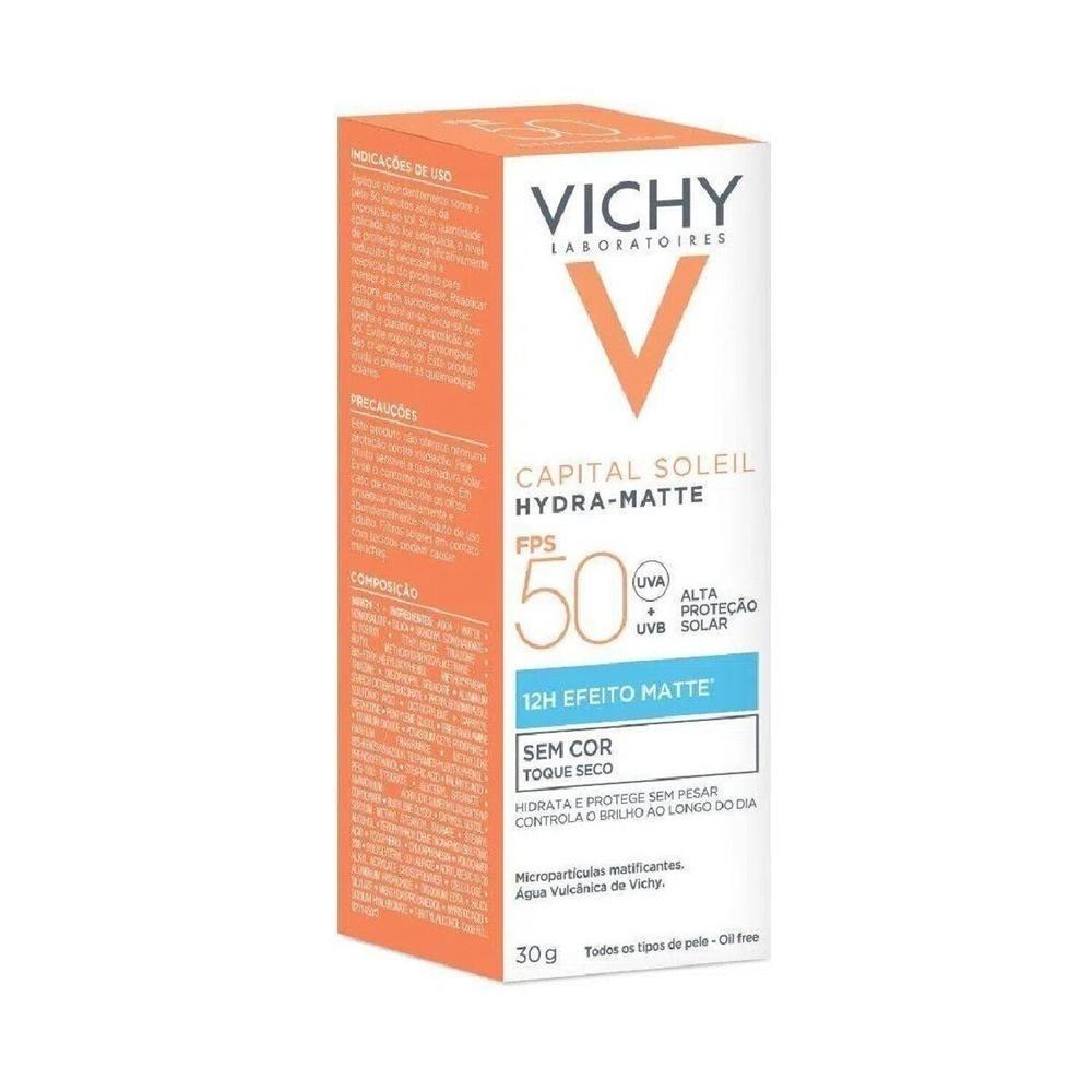 Protetor Solar Facial Vichy Capital Soleil Hydra-matte Fps50 30g