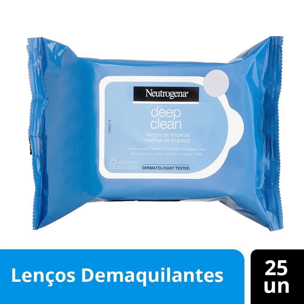 Demaquilante Neutrogena Deep Clean 25 Unidades